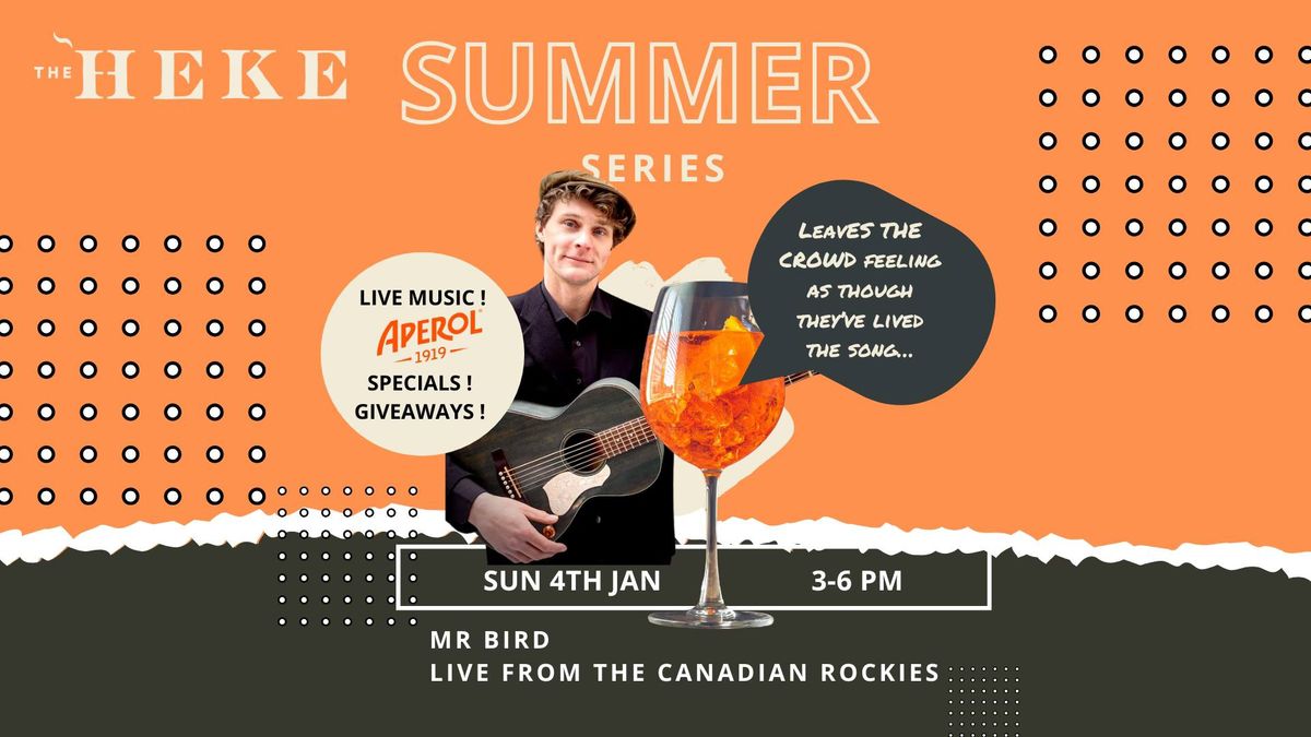 Aperol Arvo - Mr Bird live from the Canadian Rockies \/\/ FREE ENTRY