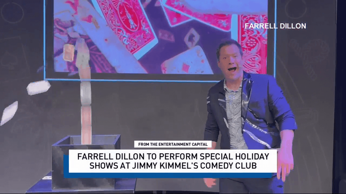 Farrell Dillon with Jimmy Kimmels Comedy Club