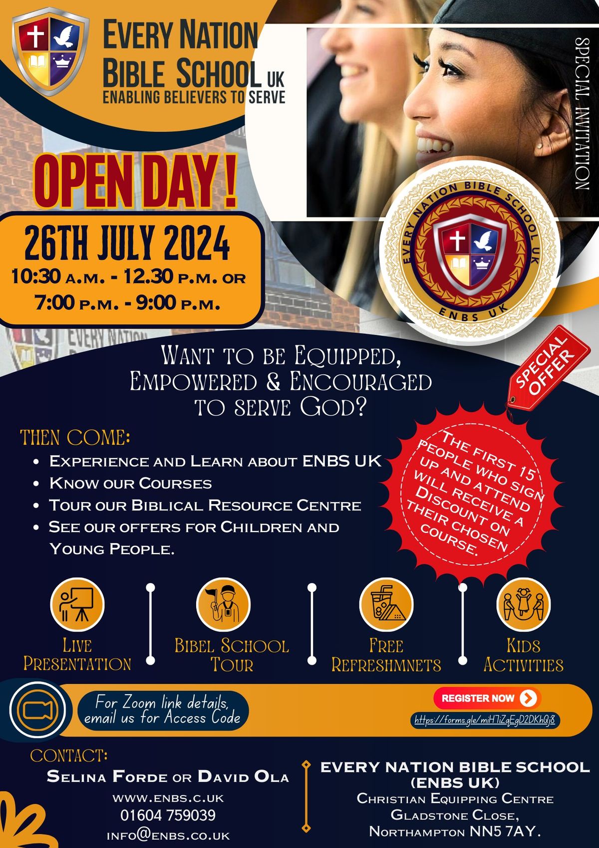 ENBS UK Open Daya - 26 July 2024