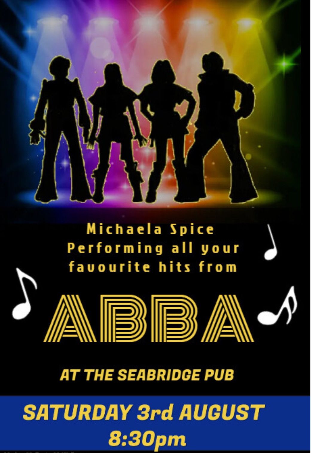 Abba night with Michaela Spice 