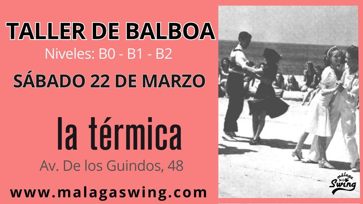 Taller de Baile Balboa - s\u00e1bado 22 de marzo