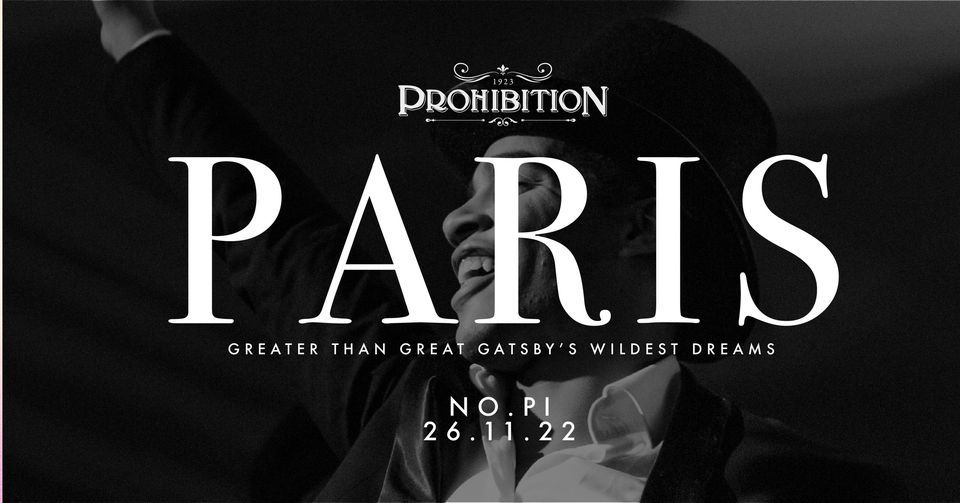 Prohibition Party - Paris (SOLD OUT)