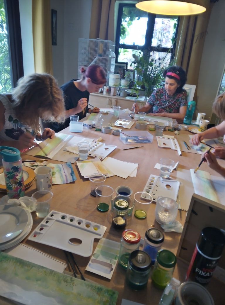 Happy New Year Watercolour Workshop