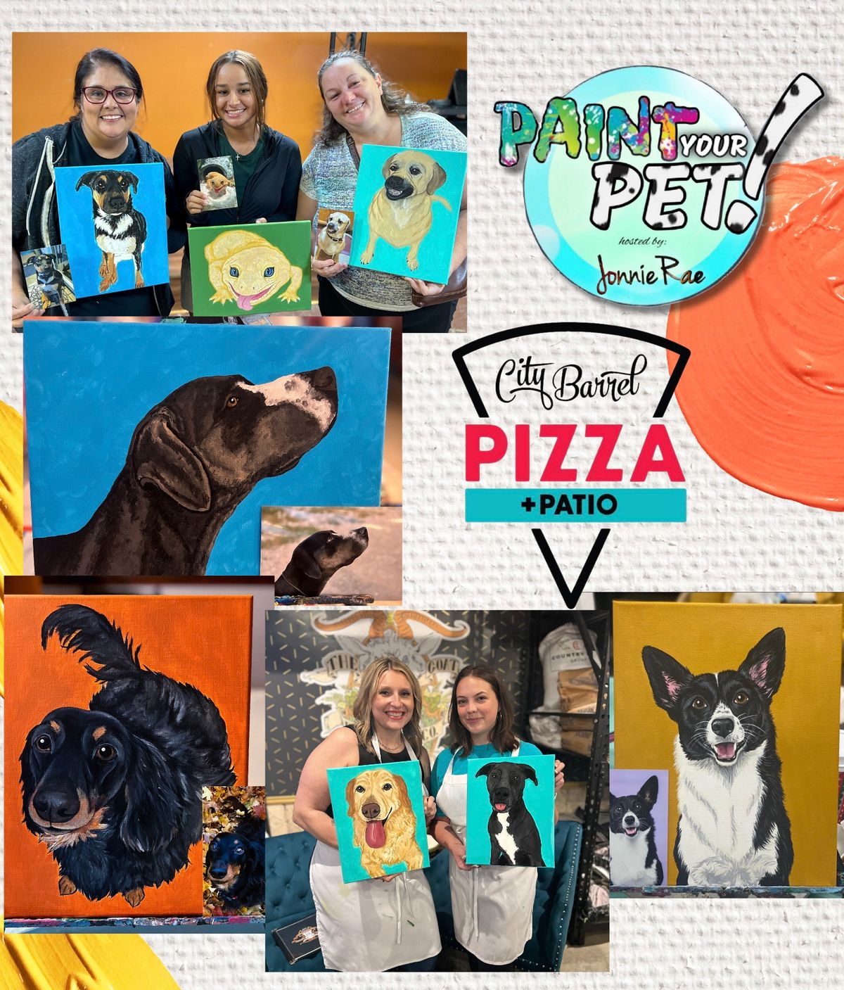 Paint Your Pet at City Barrel Pizza + Patio!