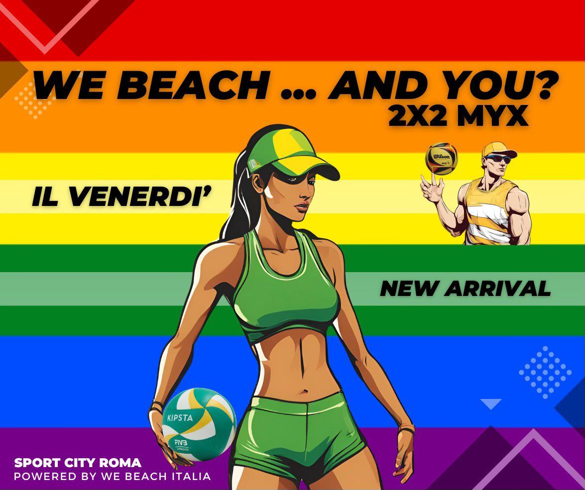 Torneo We Beach ... and You? - 2x2 MIX Venerd\u00ec Sport City Roma