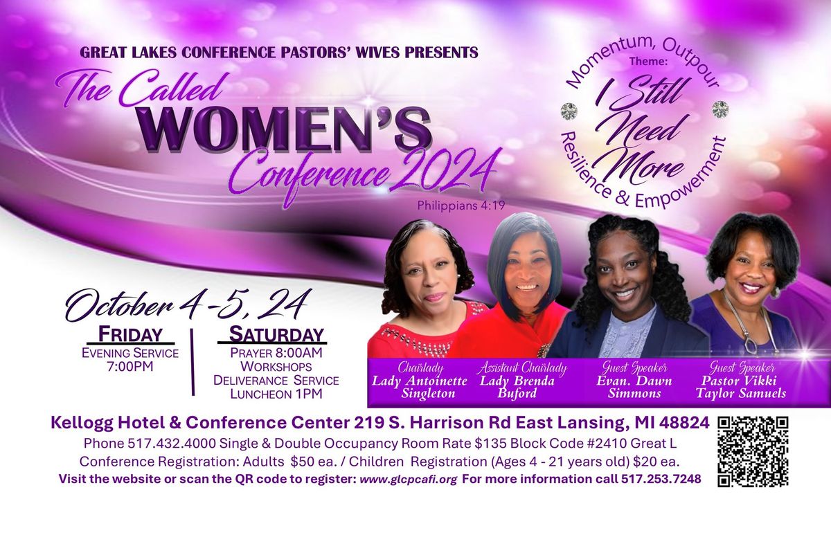 GLC \u201cTHE CALLED\u201d Women\u2019s 14th ANNUAL CONFERENCE!