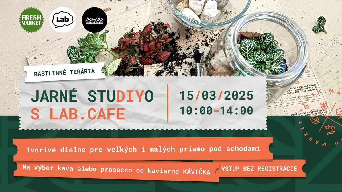 Jarn\u00e9 StuDIYO s Lab. Cafe - Rastlinn\u00e9 ter\u00e1ri\u00e1