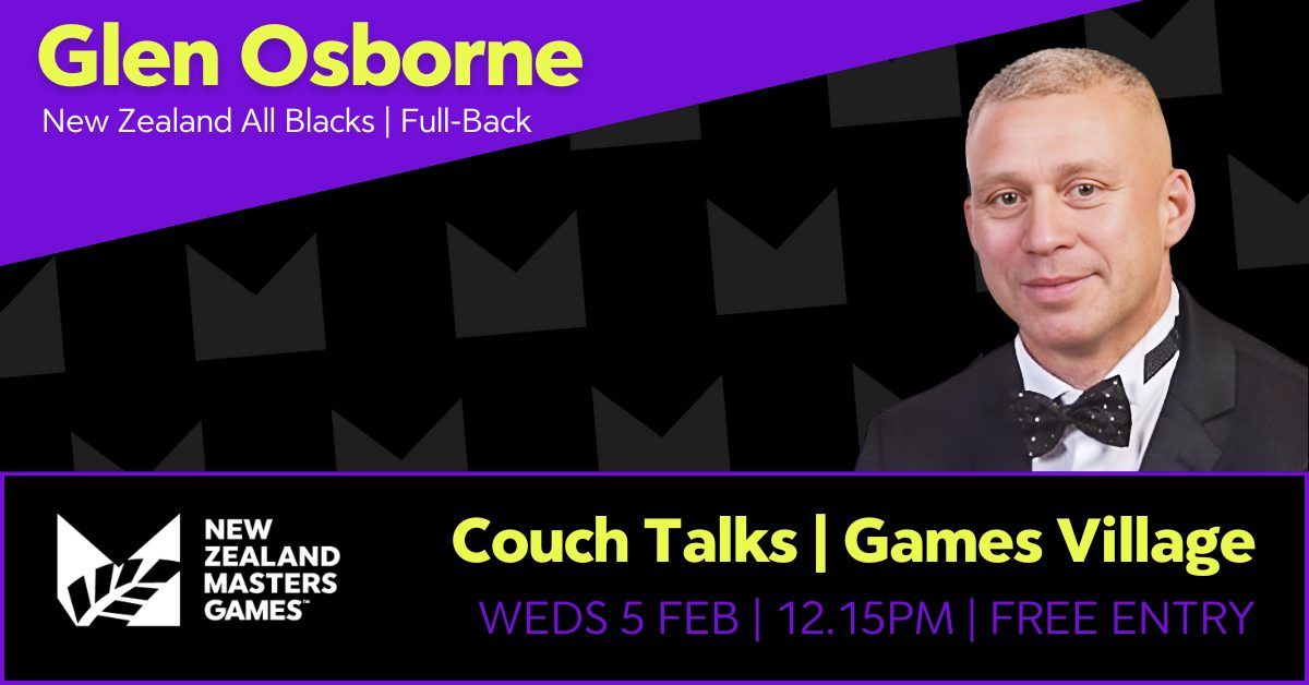 Couch Talks with Glen Osborne | Former All Black