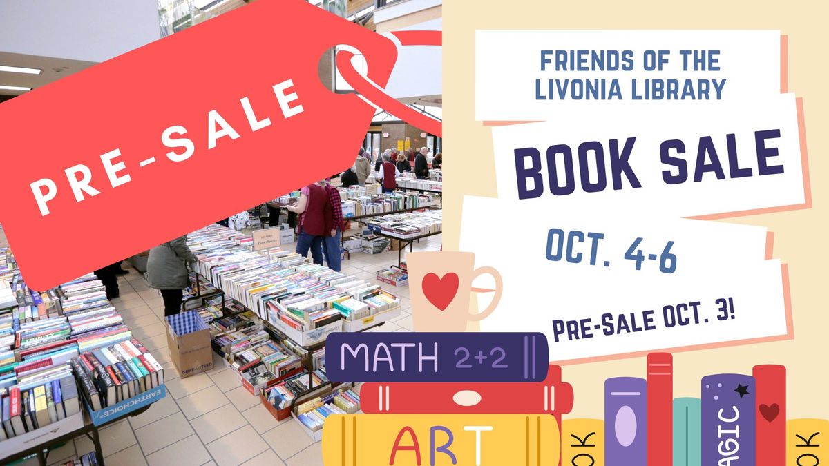 Pre-Sale - Friends of the Livonia Library Book Sale