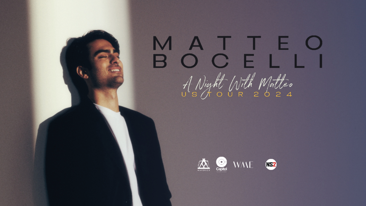 Matteo Bocelli at Hackensack Meridian Health Theatre at the Count Basie Center