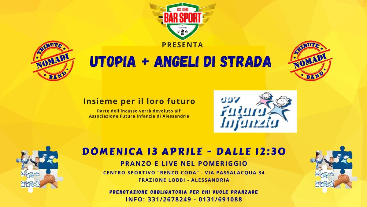 Utopia + Angeli di Strada live @ Bar Sport Lobbi - Alessandria 