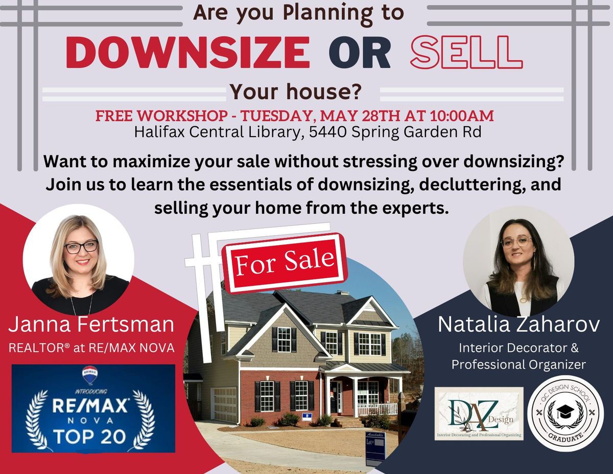 Are you planning to downsize or sell your house?