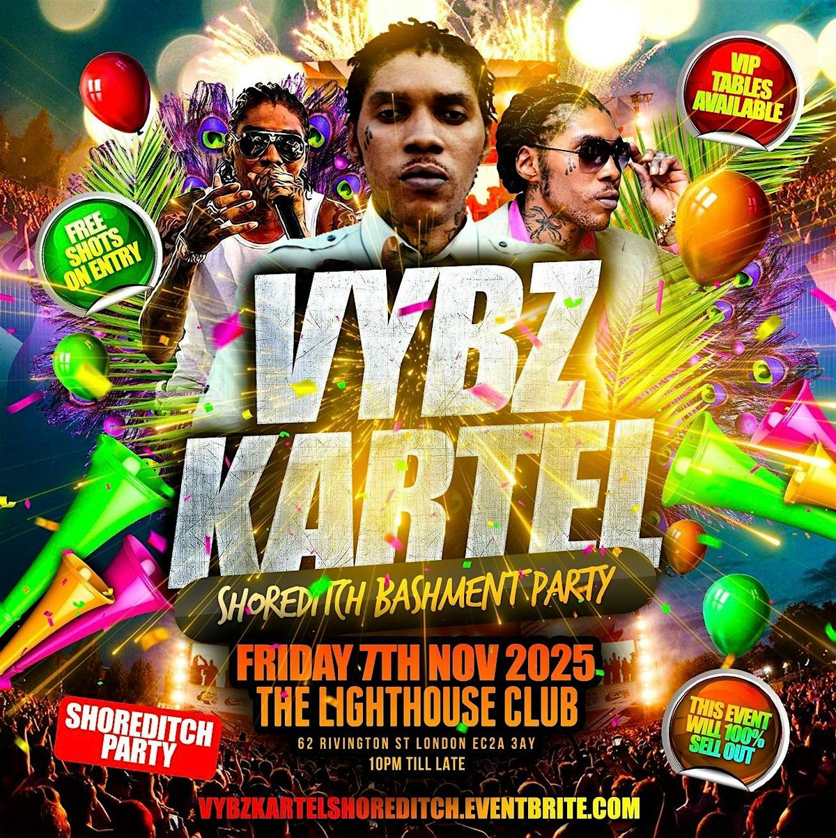 Vybz Kartel - Shoreditch Bashment Party