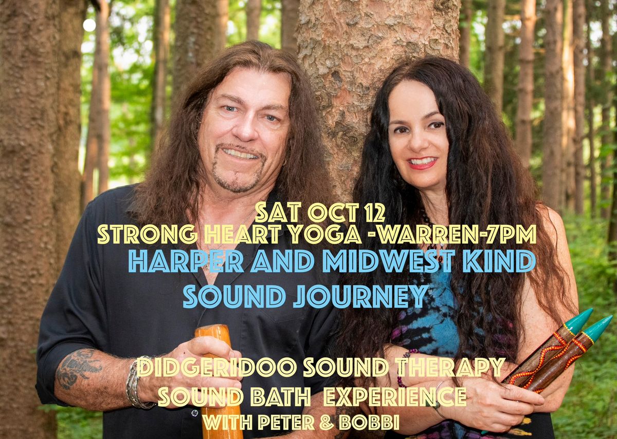 Didgeridoo Sound Therapy\/ Sound Bath with Peter D. Harper & Bobbi Llewellyn-Harper