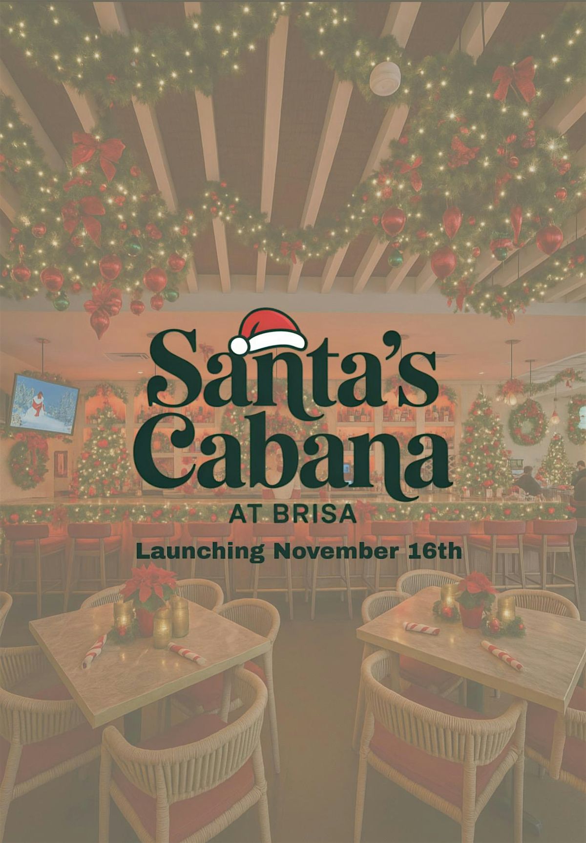 Santas Cabana Ugly Sweater Christmas Party at Brisa