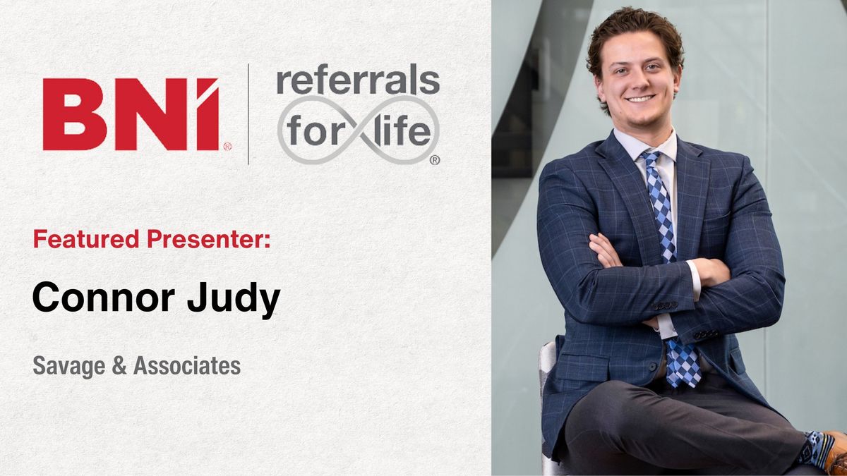 Featured Presenter - Connor Judy - Life Insurance