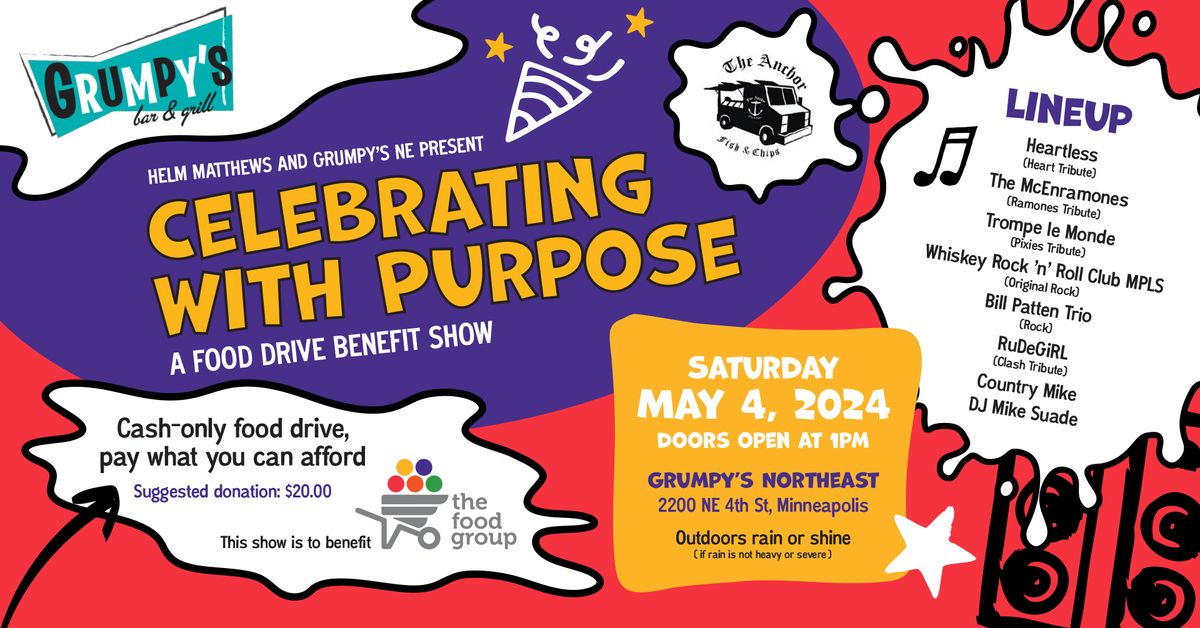Celebrating with Purpose: A Food Drive Benefit Show