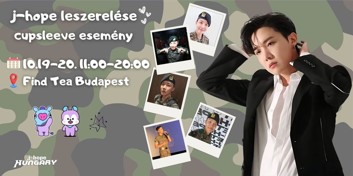 j-hope leszerel\u00e9se - cupsleeve esem\u00e9ny Budapest