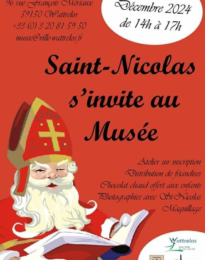 Saint Nicolas s'invite au Mus\u00e9e de Wattrelos