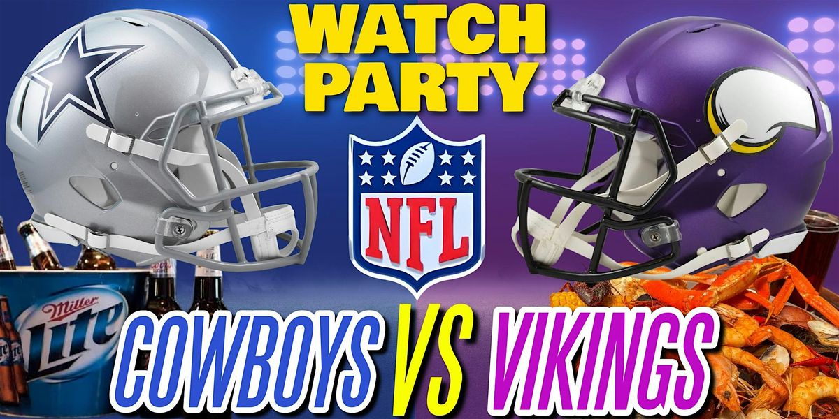 Cowboys vs Vikings!! - Watch Party at The Revel!