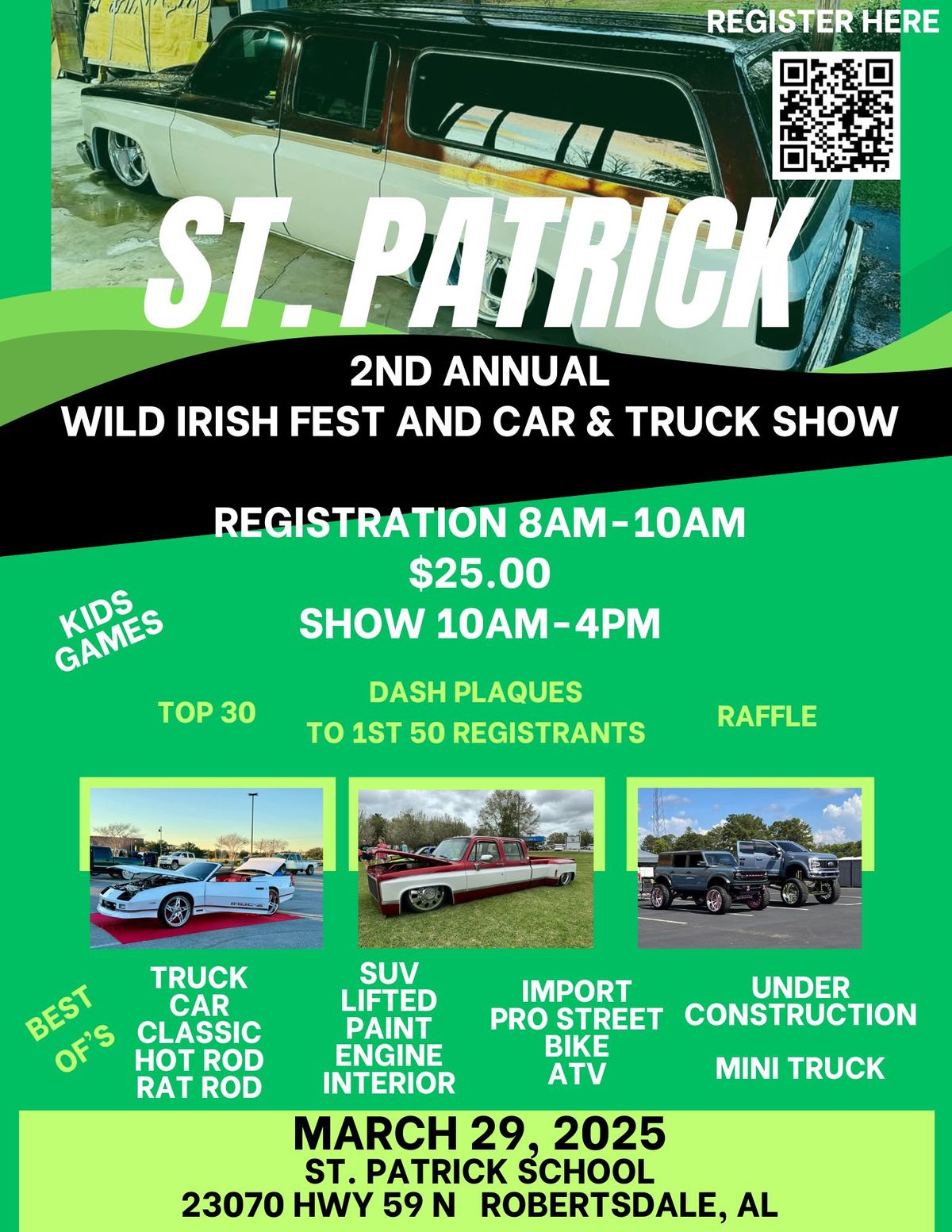 St. Patrick Wild Irish Fest and Car & Truck Show