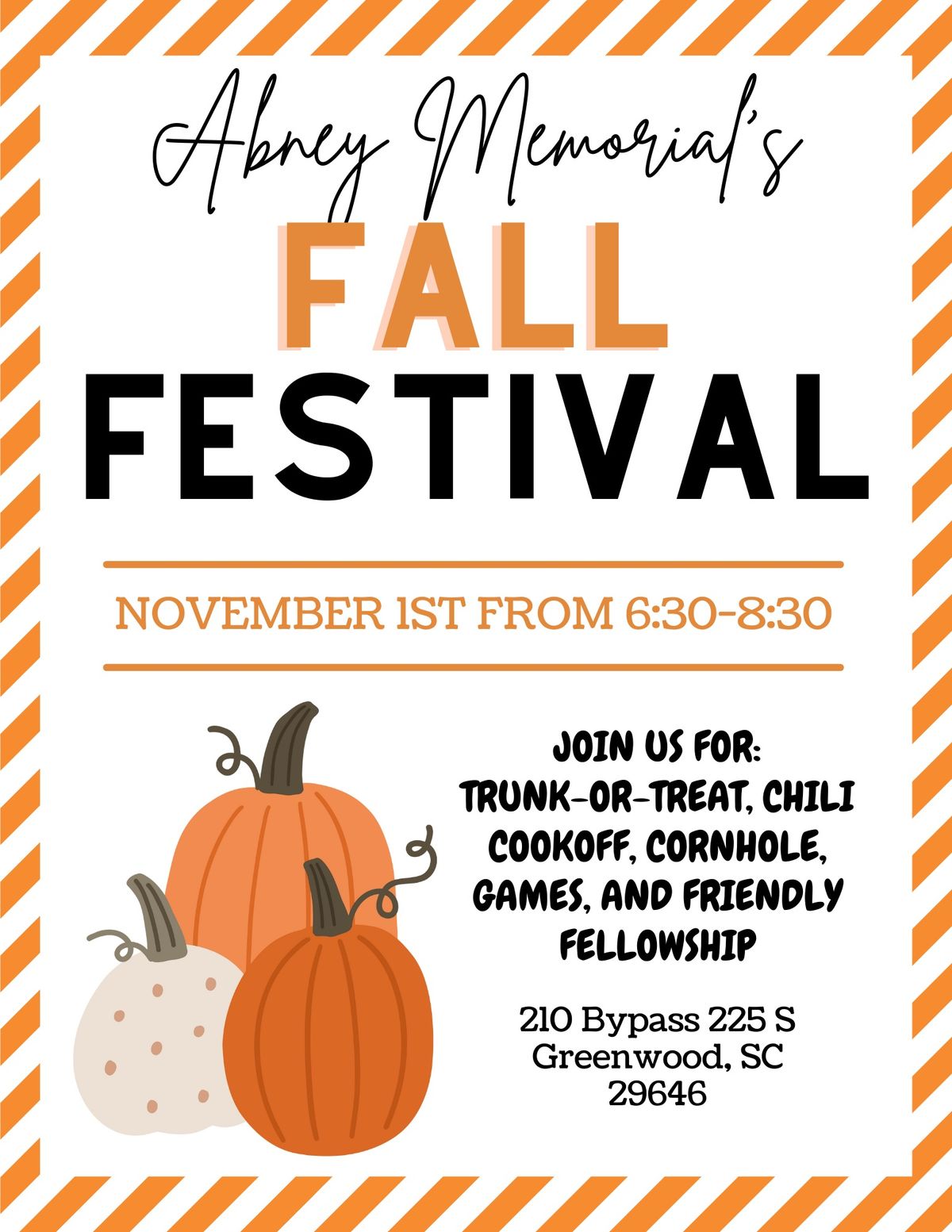 Abney Memorial\u2019s Fall Festival