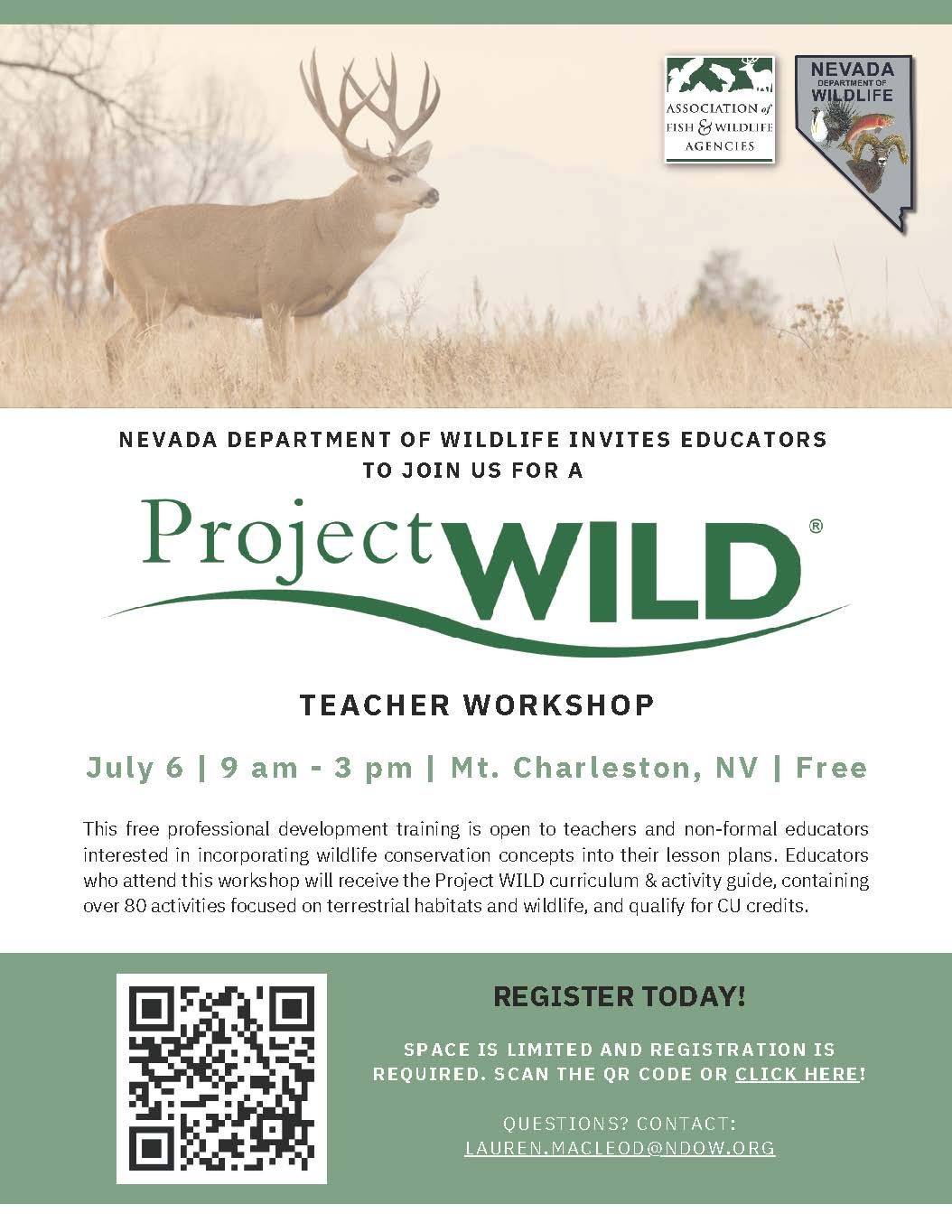 Project WILD Teacher Workshop