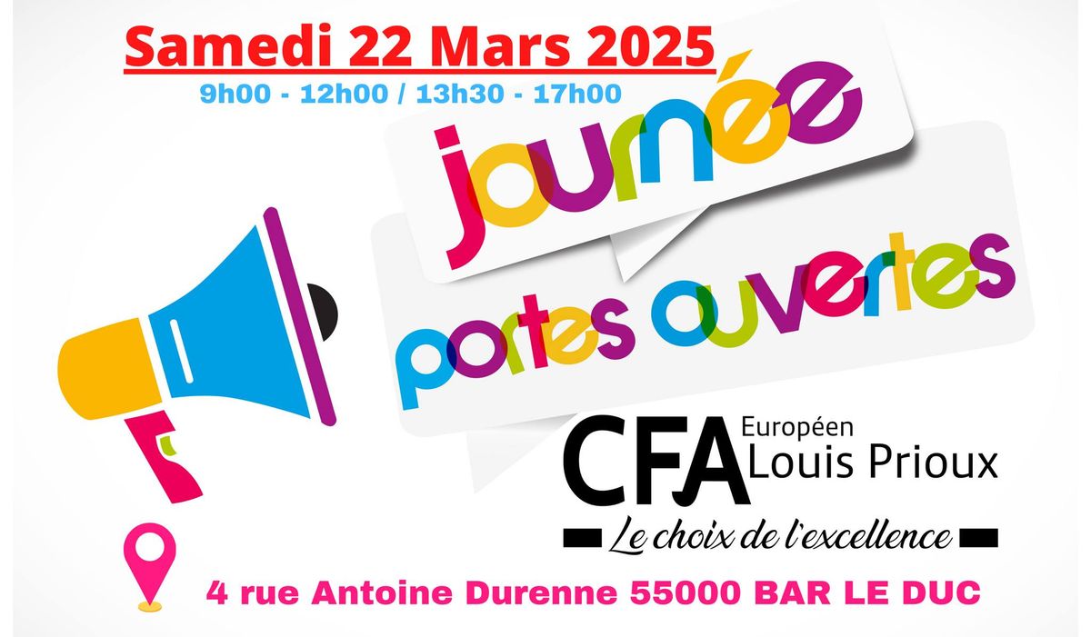 Portes Ouvertes 2025 - CFA Europ\u00e9en Louis Prioux - Bar Le Duc