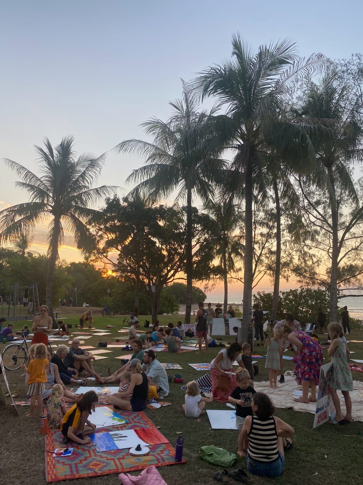 Paint, Pizza & Picnic #2 at the Nightcliff Foreshore