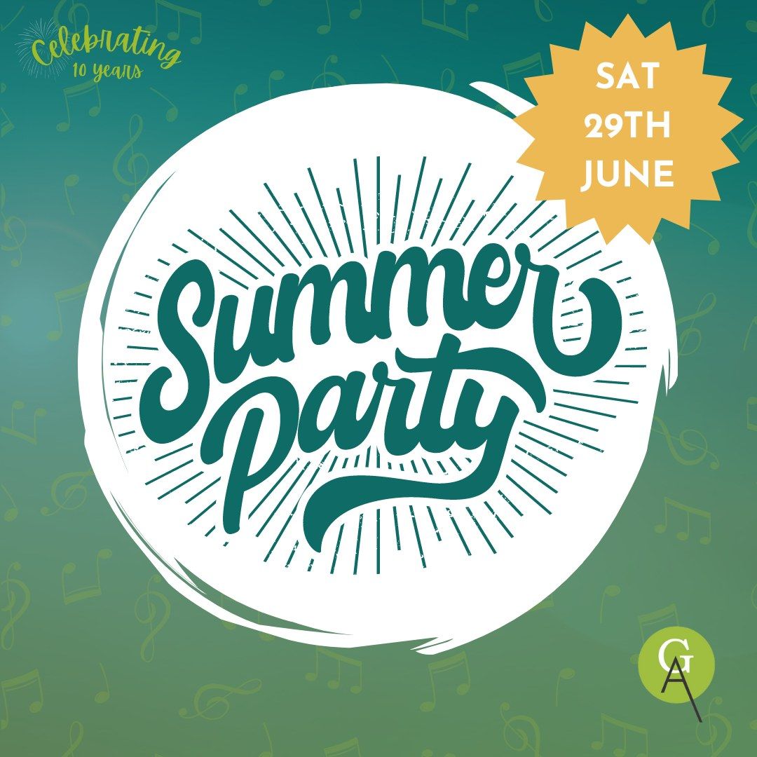 Summer Party: Celebrating 10 years!
