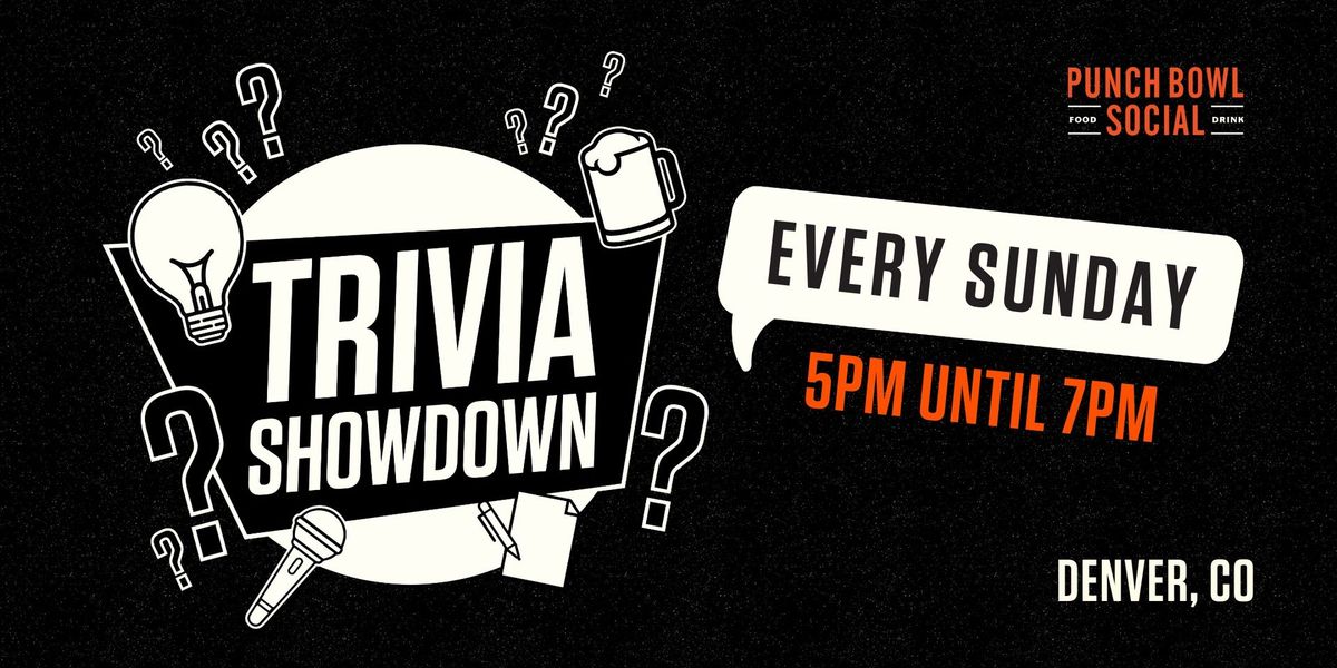 Trivia Showdown at Punch Bowl Social Denver