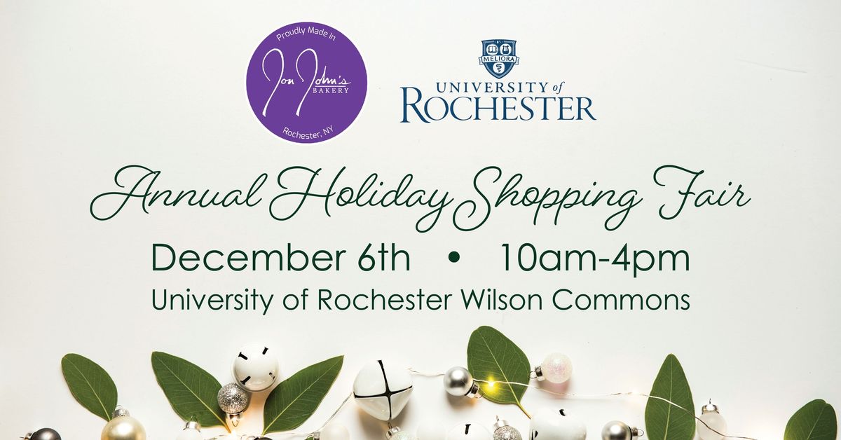 University of Rochester Holiday Shopping Fair