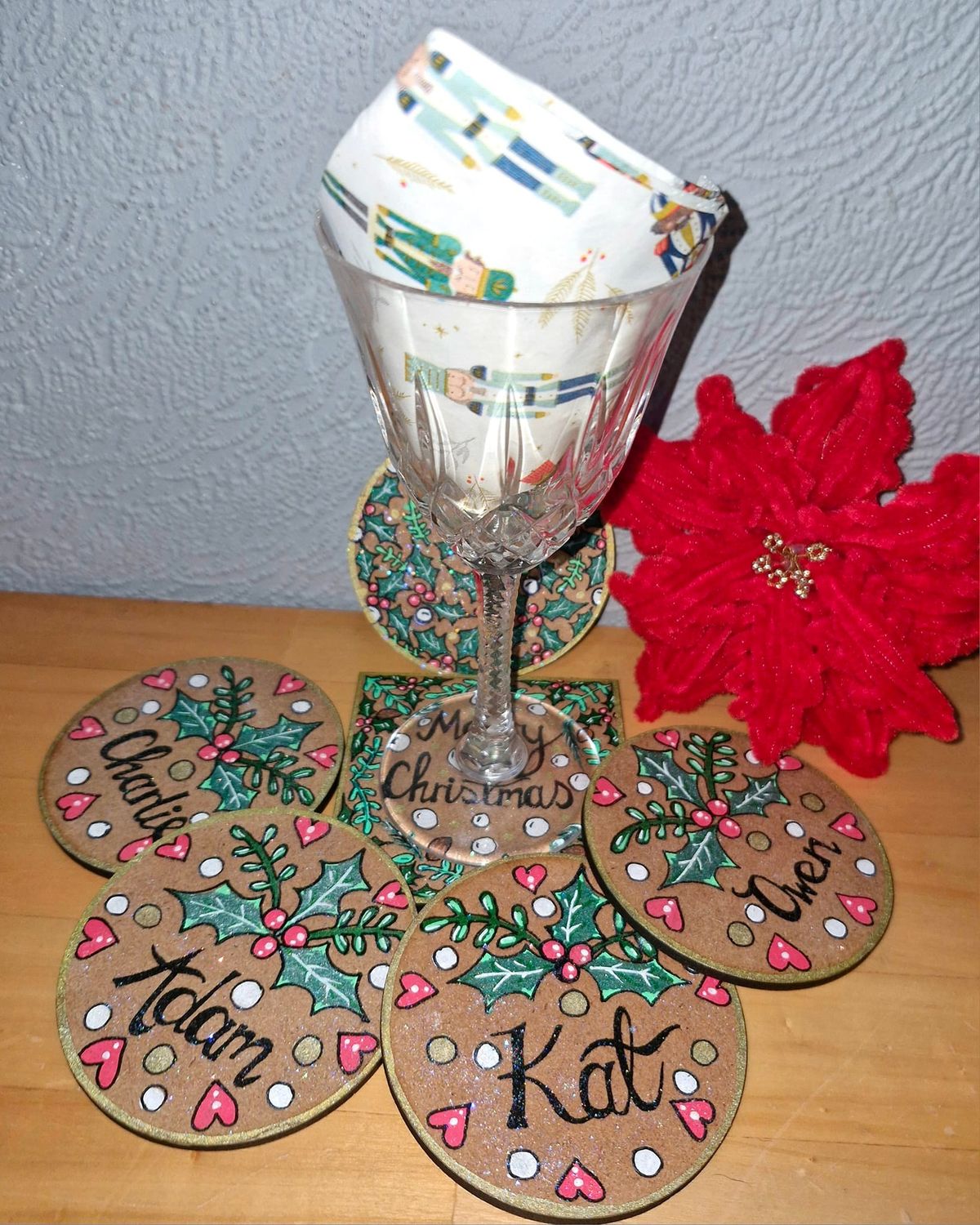 Handpainted Christmas Coaster Workshop