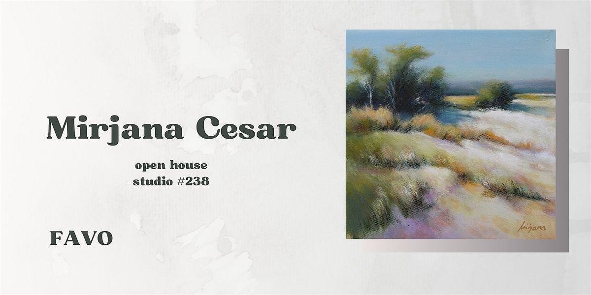 Mirjana Cesar's Art Studio Open House