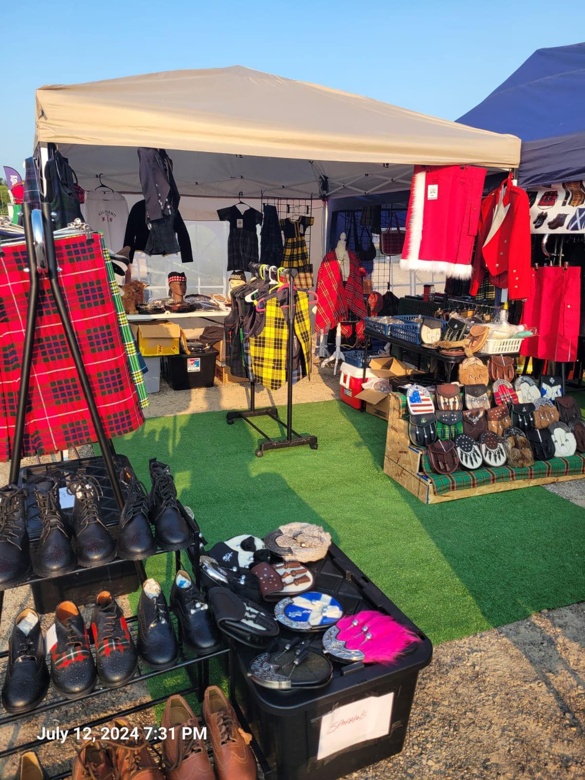 Scottish and Irish Attire at Rock City Cake Company