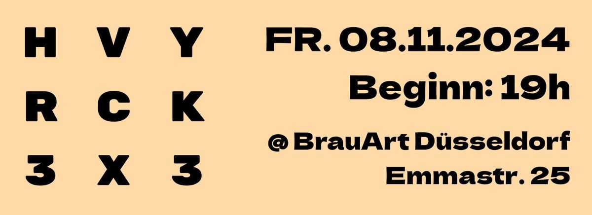 BrauArt Live - Hvy Rck 3x3