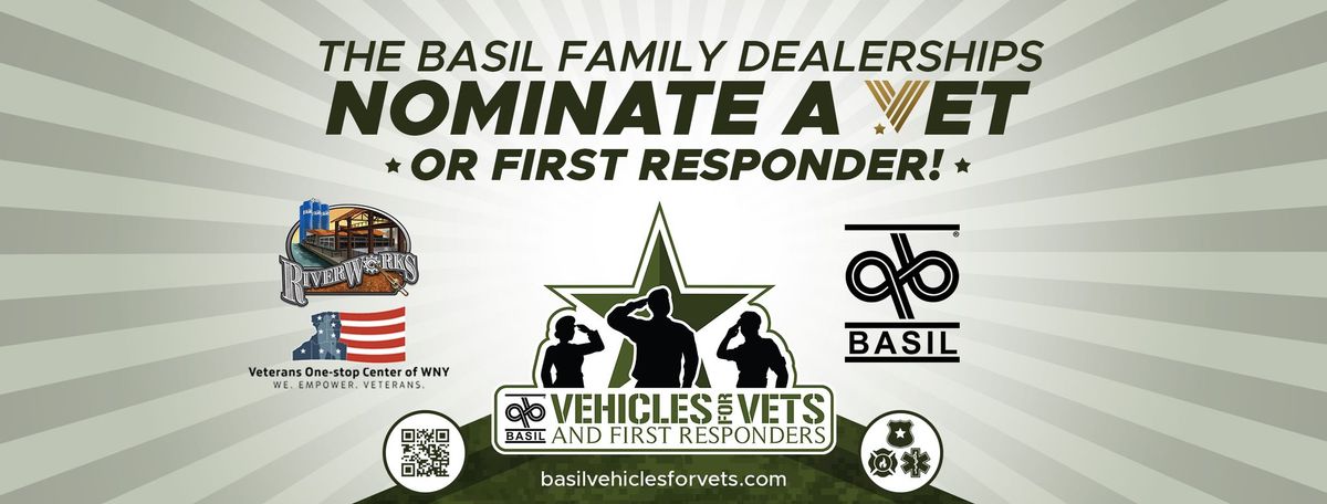 8th Annual Vehicles for Vets & First Responders Giveaway