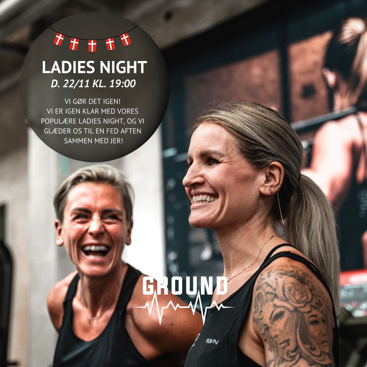 LADIES NIGHT GROUND FITNESS GR\u00d8NL\u00d8KKEVEJ \ud83e\uddb8\ud83c\udffc\u200d\u2640\ufe0f