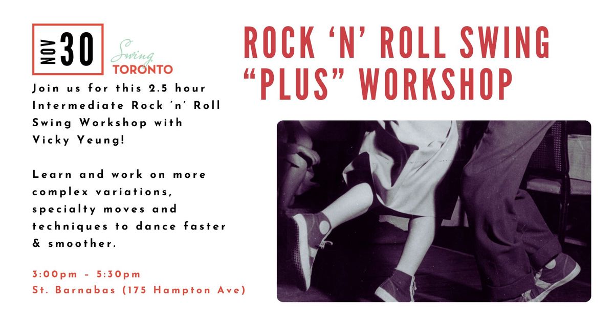 Rock 'n' Roll Swing PLUS Workshop!