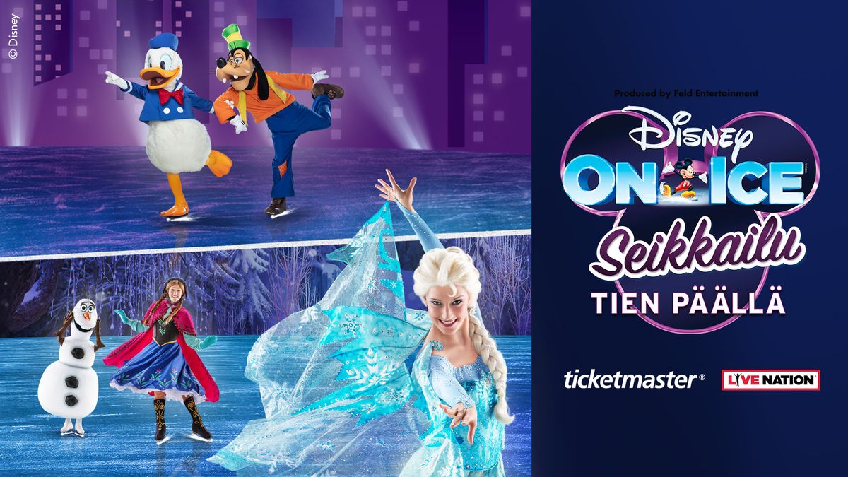 Disney On Ice: Seikkailu tien p\u00e4\u00e4ll\u00e4 | 6.\u20139.2.2025 | Metro Areena, Espoo