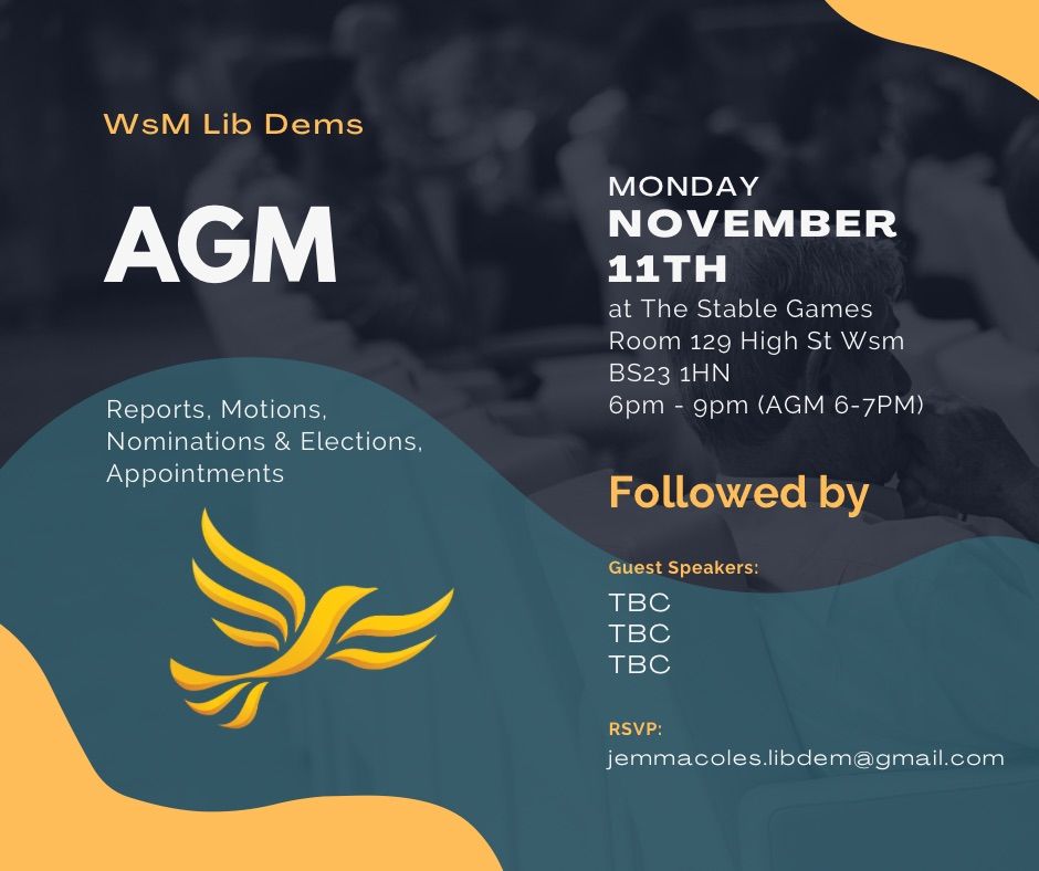 WsM Lib Dems Annual General Meeting