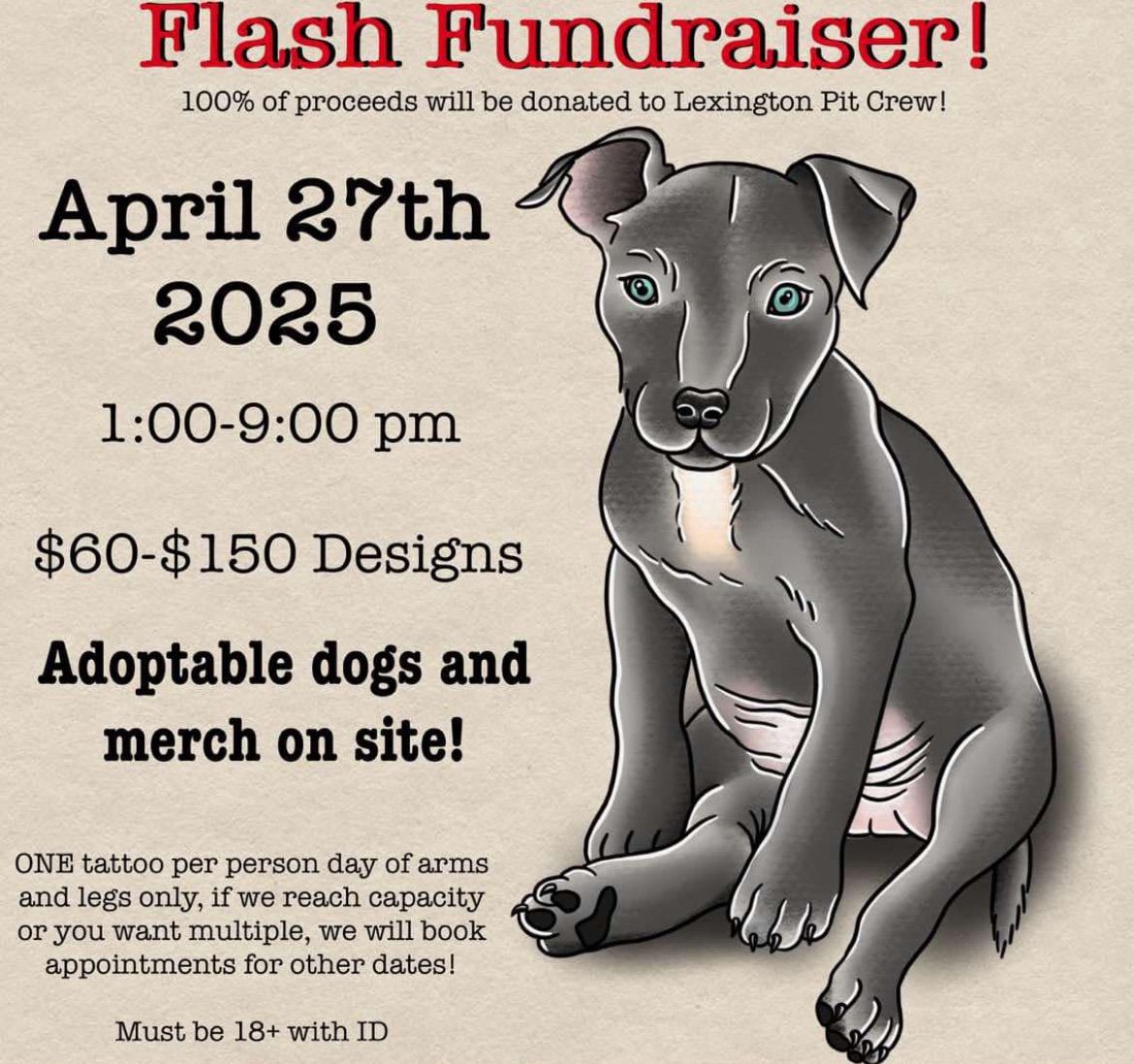 LPC Flash Tattoo Fundraiser