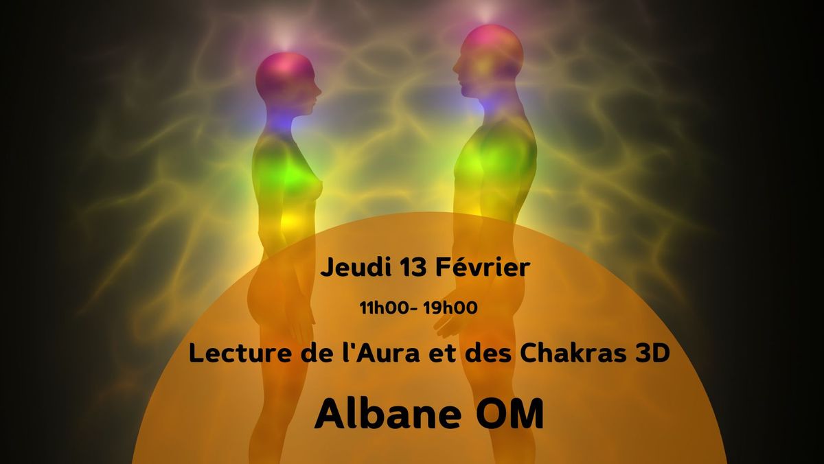 Lecture de l\u2019Aura et des Chakras 3D  par Albane OM