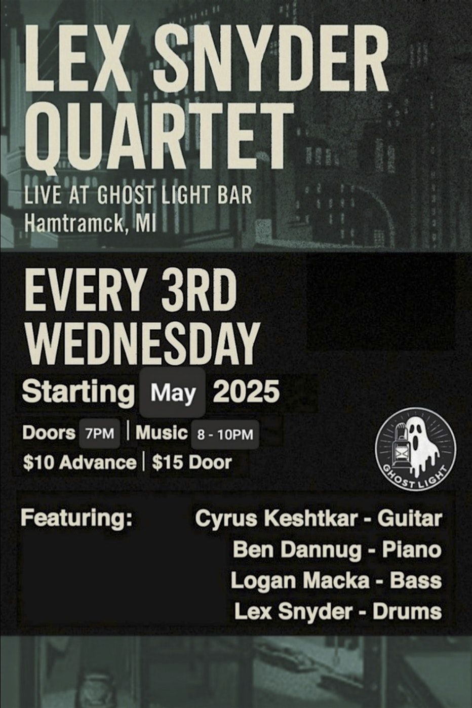 Lex Snyder Quartet | Jazz Night at Ghost Light Bar