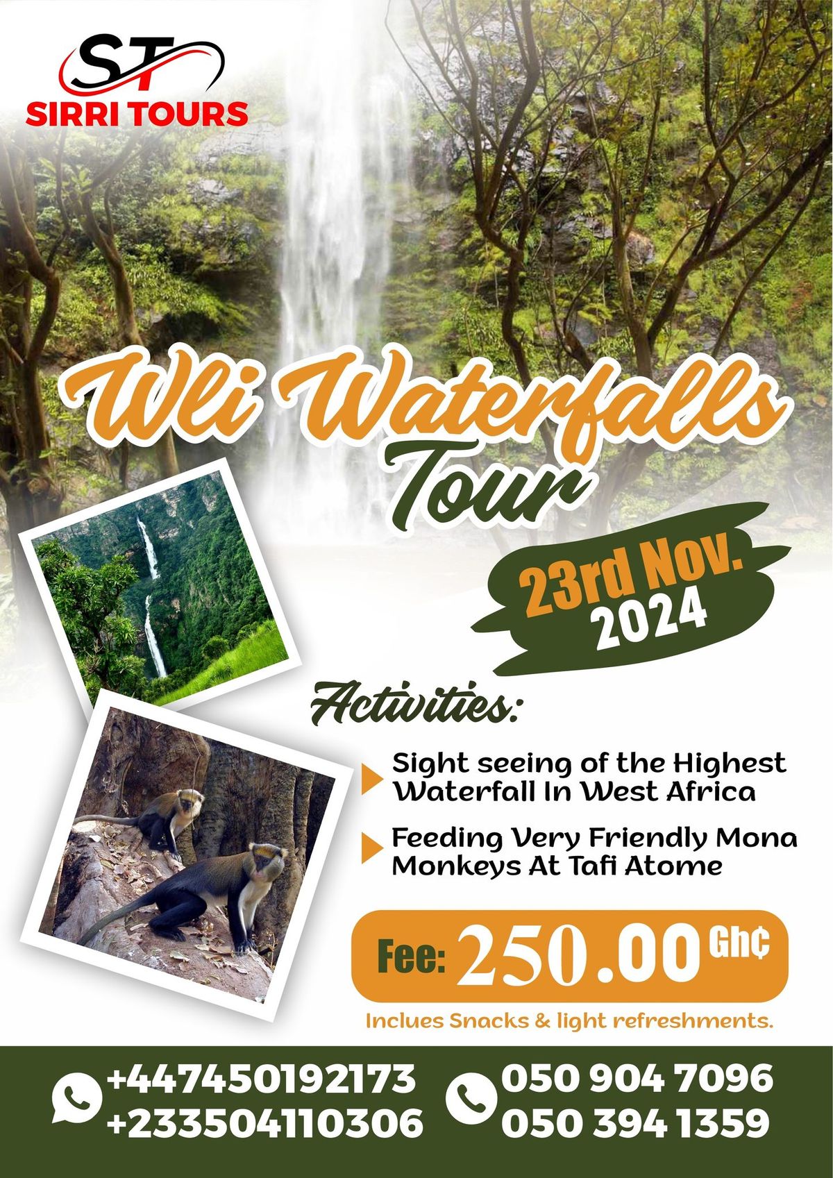 Experience the highest west Africa waterfalls