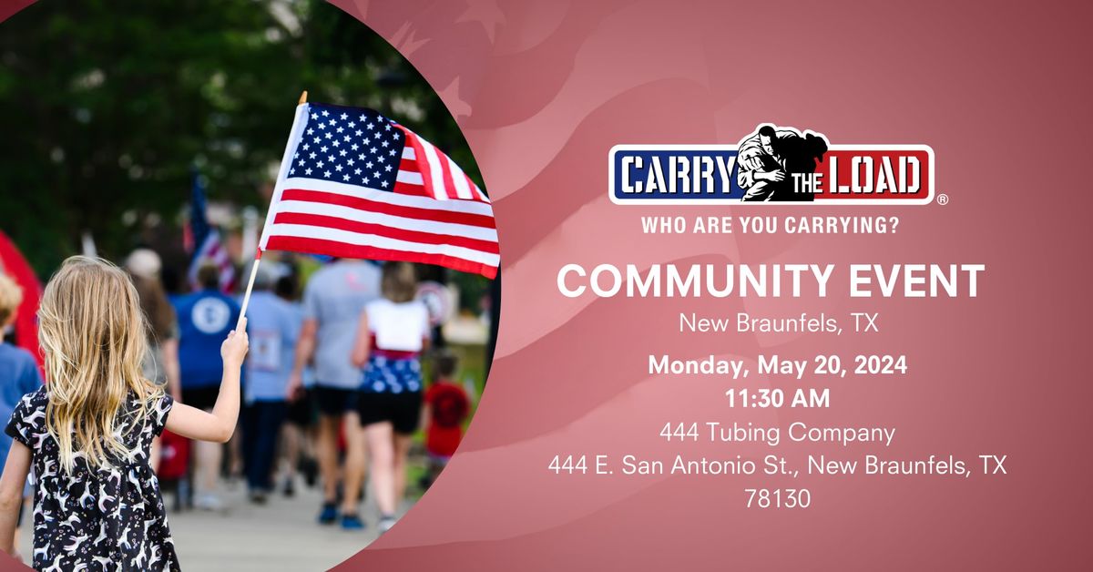 Carry The Load New Braunfels, TX Community Event