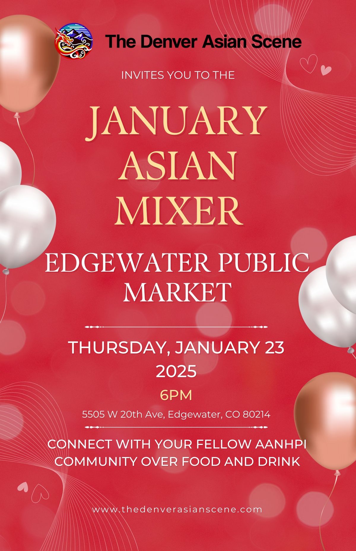 January Asian Mixer @ Edgewater Public Market