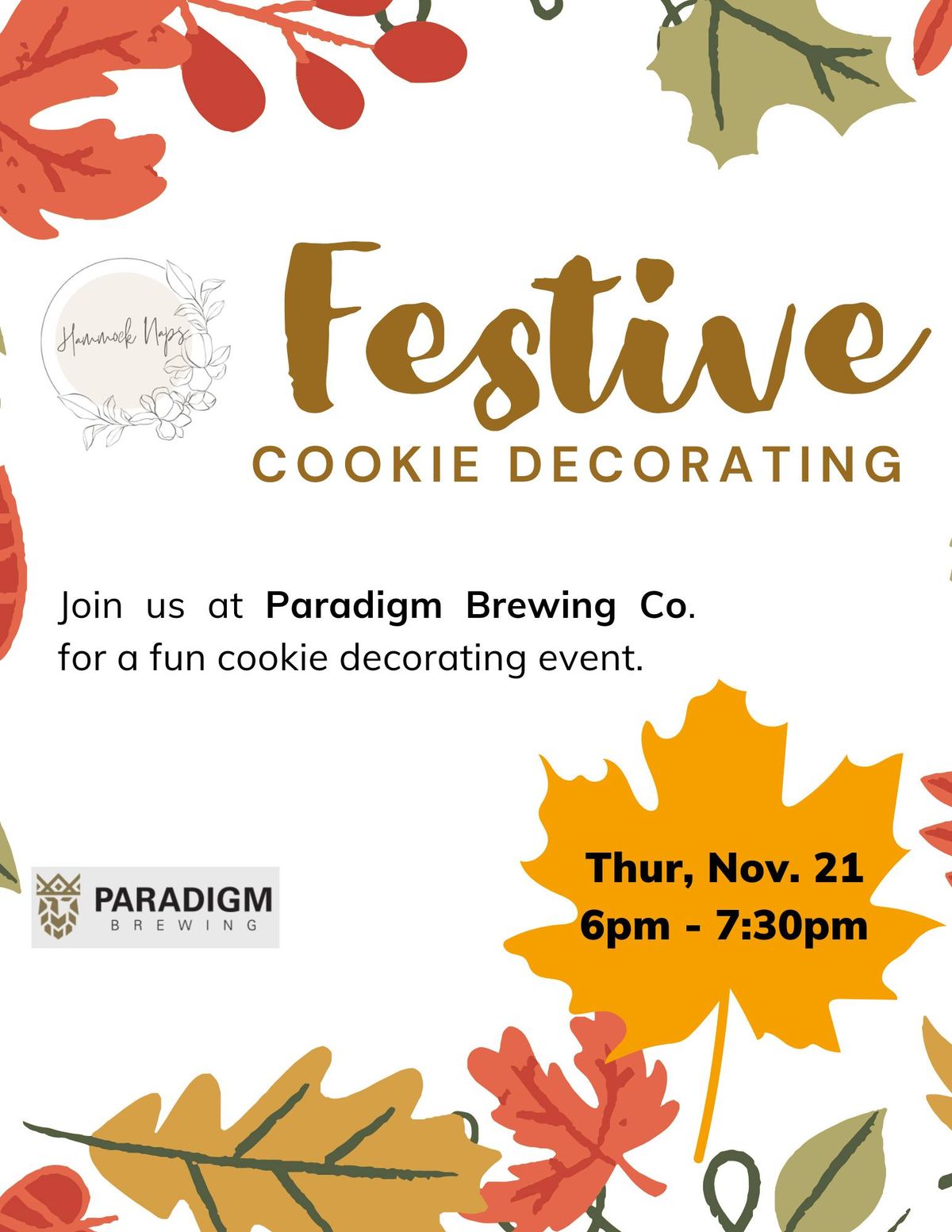 Festive Cookie Decorating Workshop