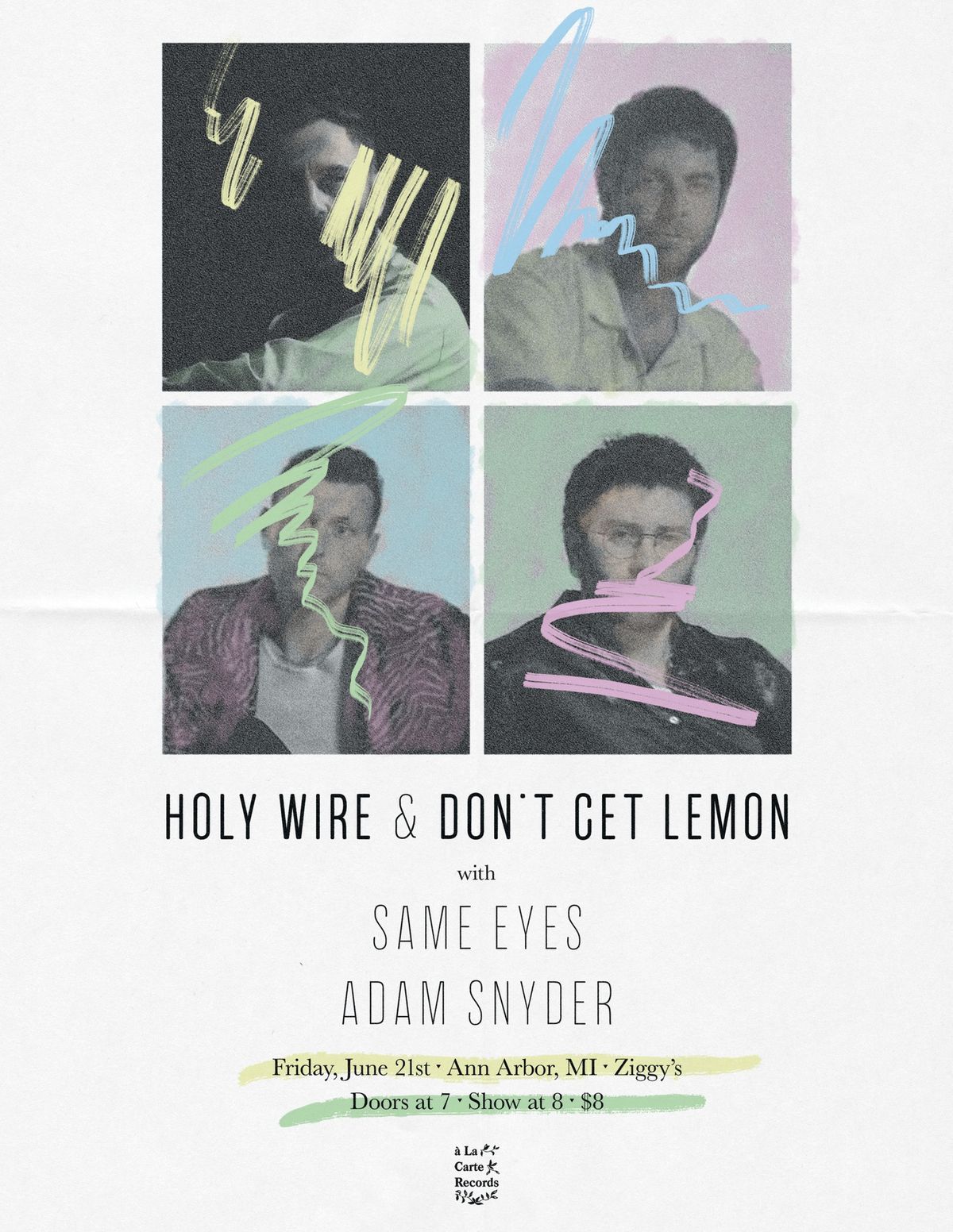 Same Eyes | Holy Wire | Don't Get Lemon | Adam Snyder | Live at Ziggy's