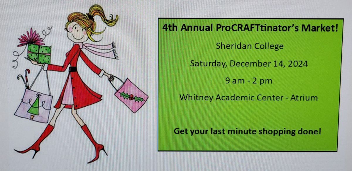 4th Annual Holiday ProCRAFTinators Market 